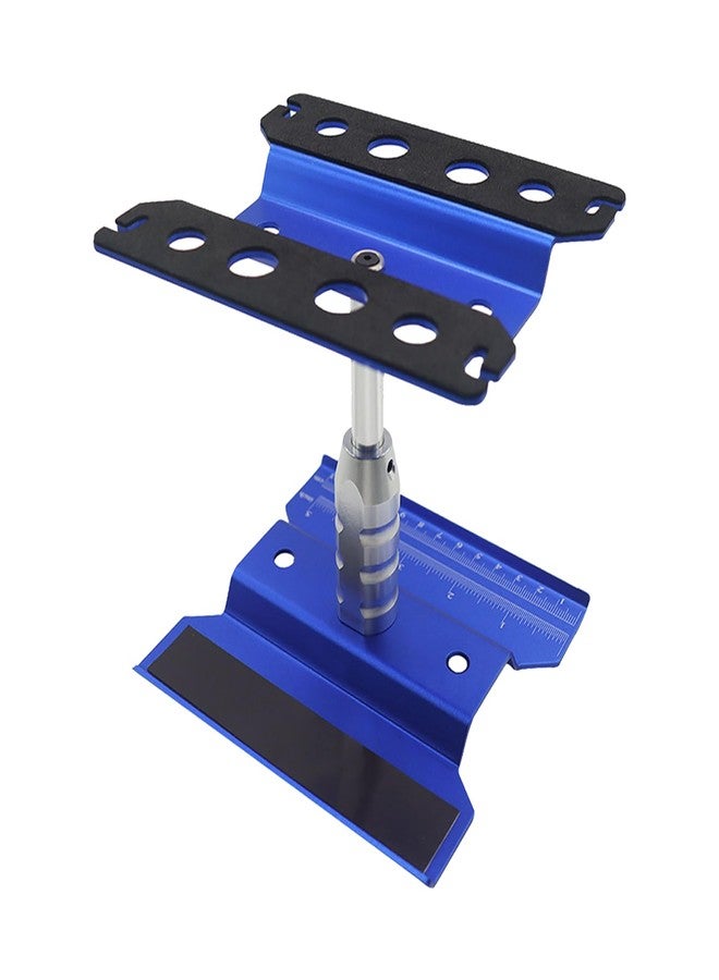RC Lelut RC Car Stand RC Repair Stand 360 Degree Rotation Lift or Lower for Traxxas Redcat Arrma Axial RC4WD HSP Losi 1/8 1/10 1/12 1/16 Scale RC Crawler Car Truck Buggies (Navy Blue) - Image 1